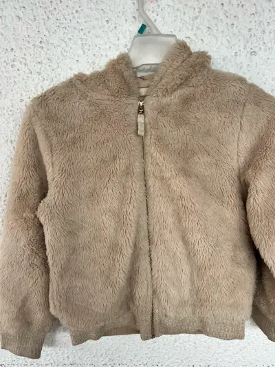 Chaqueta de Peluche Beige para Niña Rapsodia - miniatura 1