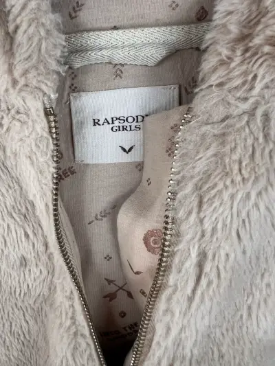 Chaqueta de Peluche Beige para Niña Rapsodia - miniatura 2