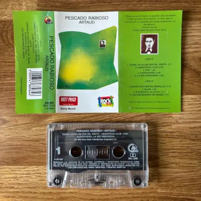 Cassette Pescado Rabioso Artaud Spinetta - miniatura 1