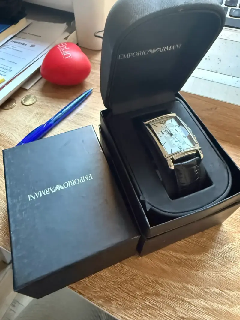 Reloj Emporio Armani de Cuero Negro para Hombre - 2
