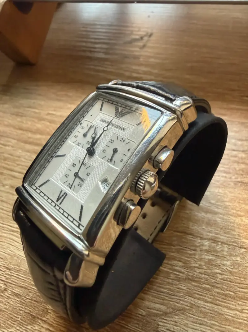 Reloj Emporio Armani de Cuero Negro para Hombre - 4