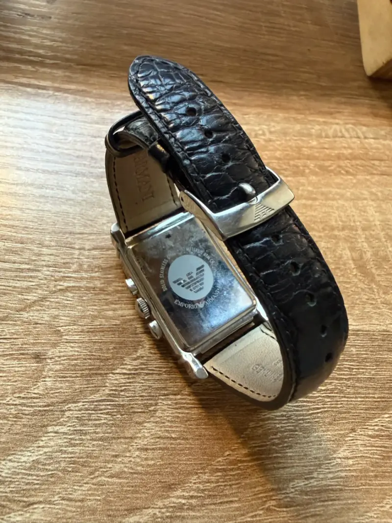 Reloj Emporio Armani de Cuero Negro para Hombre - 5