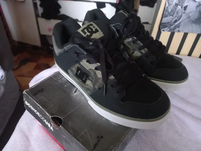 Zapatillas DC Shoes negras con diseño camuflado - 3