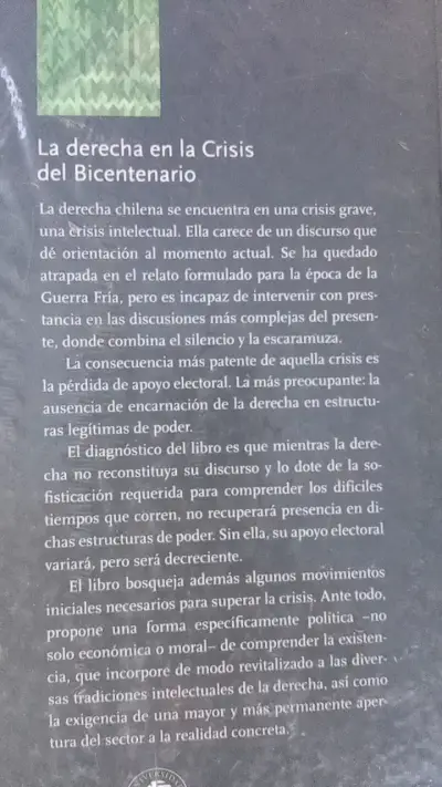 Libro 'La derecha en la Crisis del Bicentenario' de Hugo Eduardo Herrera - miniatura 2