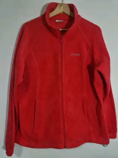 Chaqueta polar roja Columbia mujer - con Detalles - miniatura 1