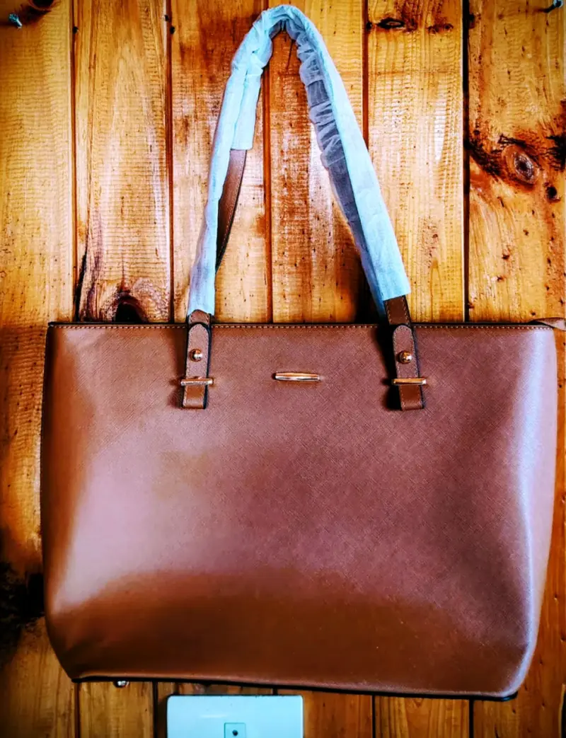 Bolso tote marrón elegante para mujer - 2