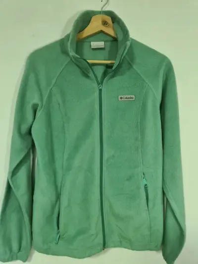 Chaqueta polar verde Columbia mujer - con detalles - miniatura 1