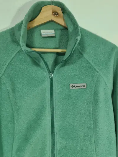 Chaqueta polar verde Columbia mujer - con detalles - miniatura 2
