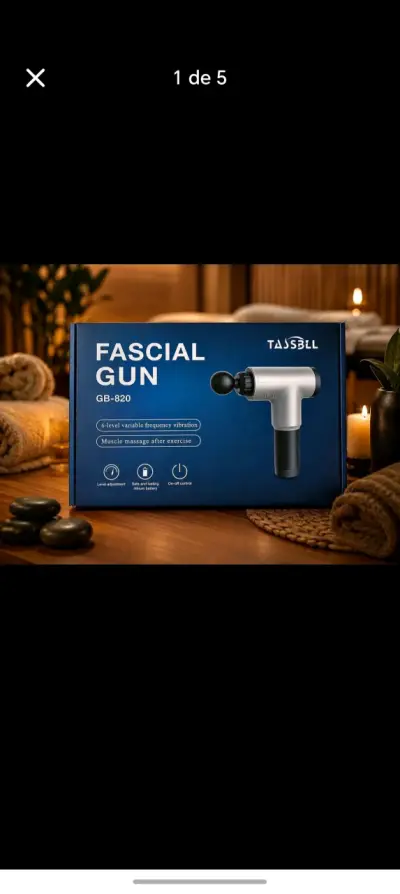 Pistola de Masaje Muscular Tasbel GB-820 - miniatura 3