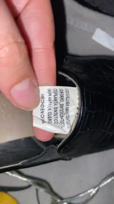 mocasín negro de tacón ancho con plataforma - miniatura 6