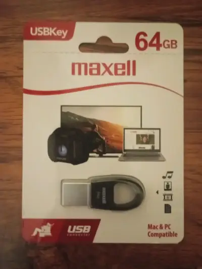 Pendrive Maxell 64GB USB 2.0 - miniatura 2