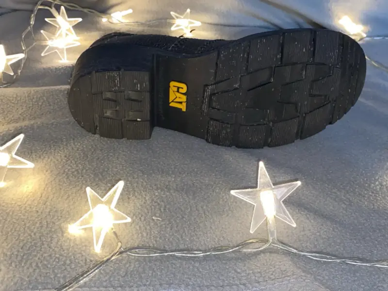 Botines de cuero negro CAT - 2