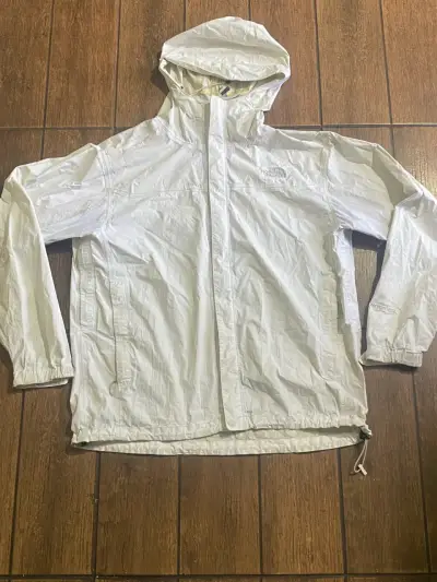 Chaqueta impermeable blanca The North Face HyVent - miniatura 1