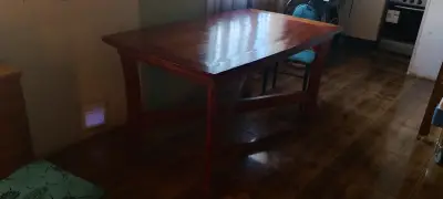 Mesa De Comedor De Madera Roble - miniatura 1