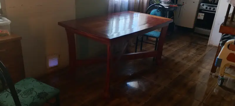 Mesa De Comedor De Madera Roble - 2