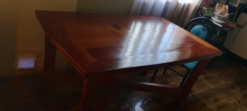 Mesa De Comedor De Madera Roble - 3