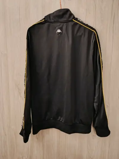 Chaqueta deportiva negra Kappa talla M - miniatura 4