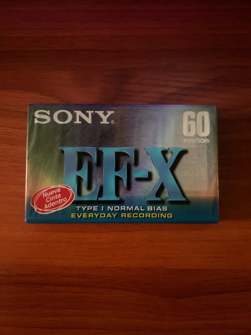 Cinta de Cassette Sony EF-X 60 min - 1