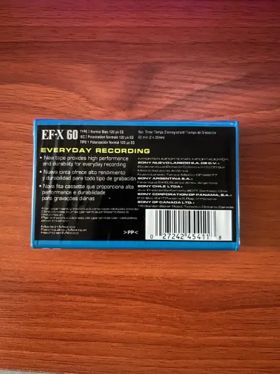 Cinta de Cassette Sony EF-X 60 min - miniatura 2