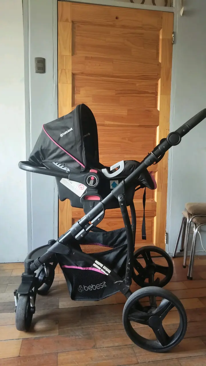 Coche de bebé Bebesit con silla de auto - 1