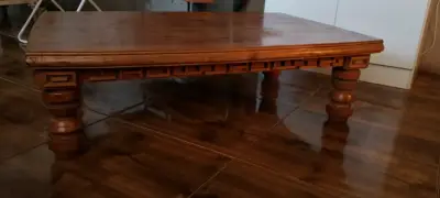 Mesa de centro de Madera Pino Oregón (original). - miniatura 1