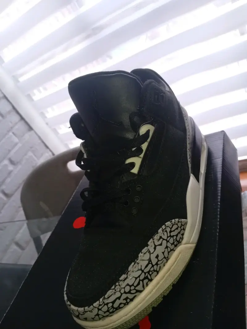 Zapatillas deportivas negras Air Jordan 3 - 3