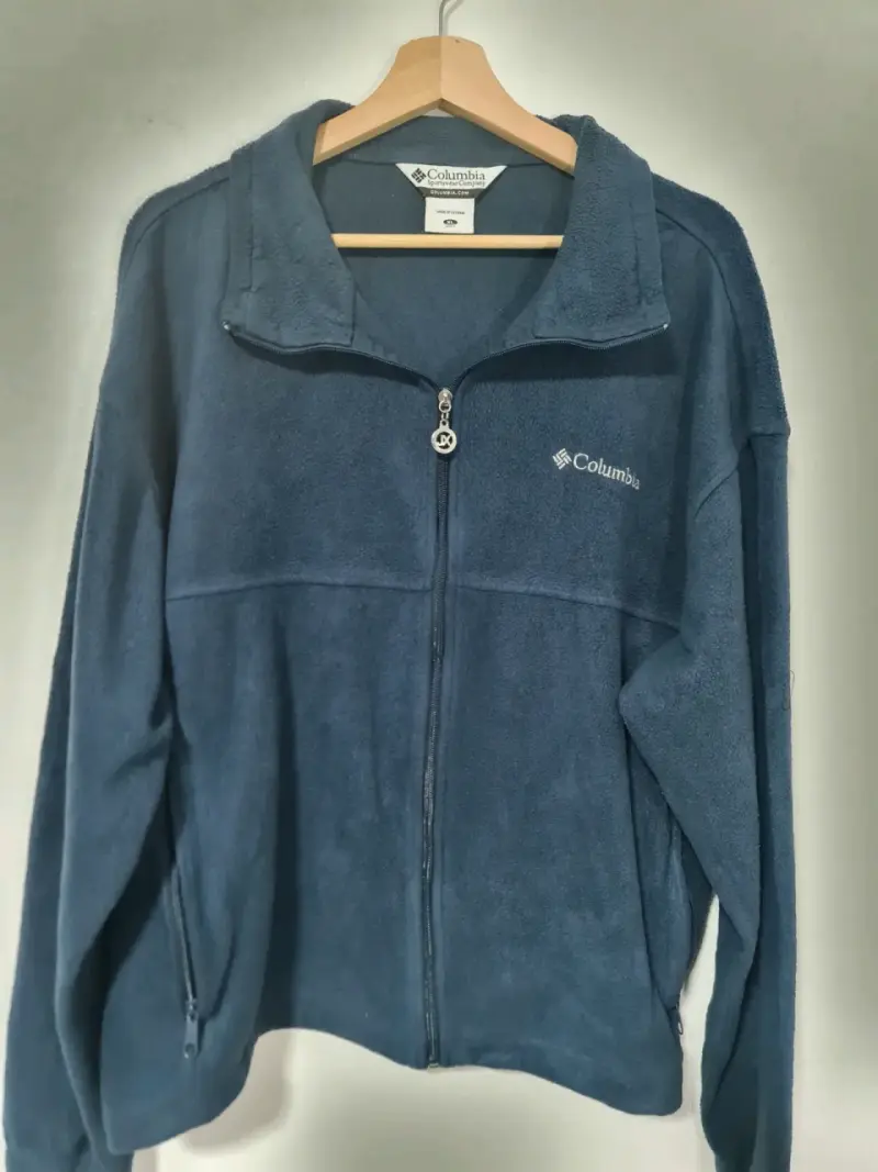 Chaqueta polar azul Columbia hombre - con Detalle - 1