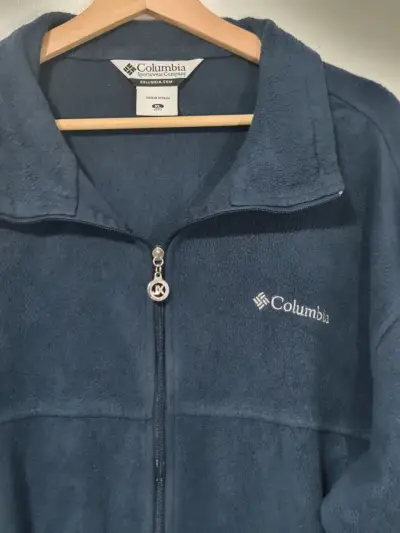 Chaqueta polar azul Columbia  hombre - con Detalle - miniatura 2
