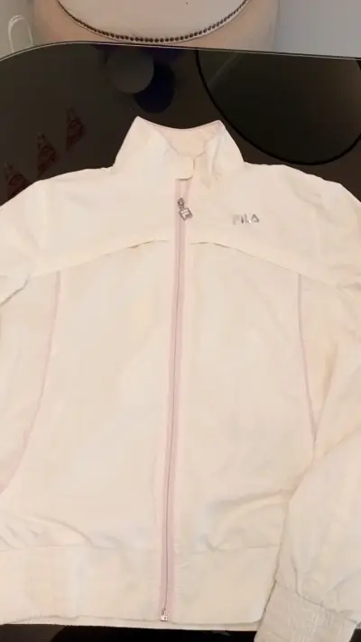 Chaqueta deportiva blanca Fila para mujer - miniatura 1