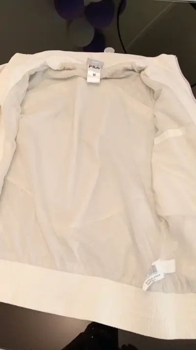 Chaqueta deportiva blanca Fila para mujer - miniatura 3