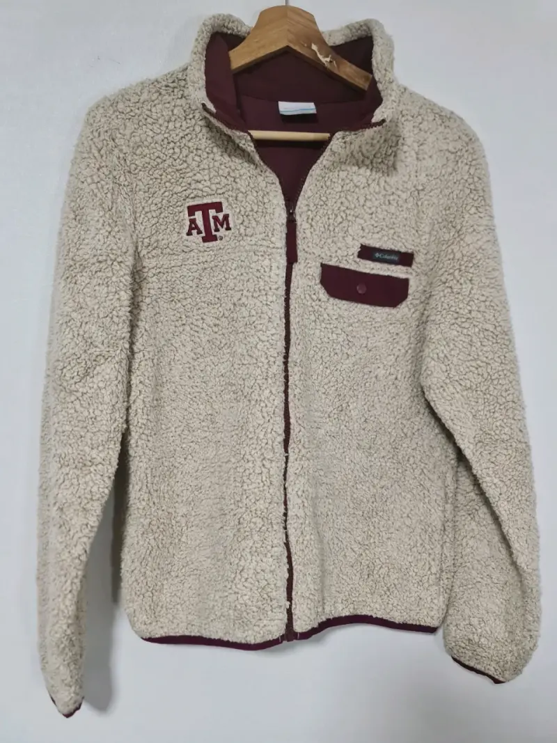 Chaqueta de lana Columbia - con detalle - 1