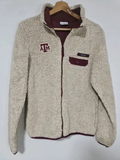 Chaqueta de lana Columbia - con detalle - miniatura 1