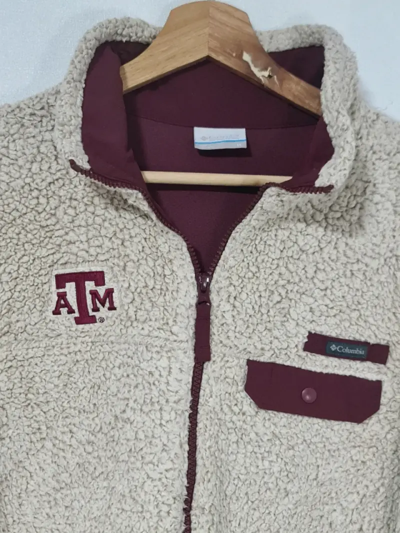 Chaqueta de lana Columbia - con detalle - 2