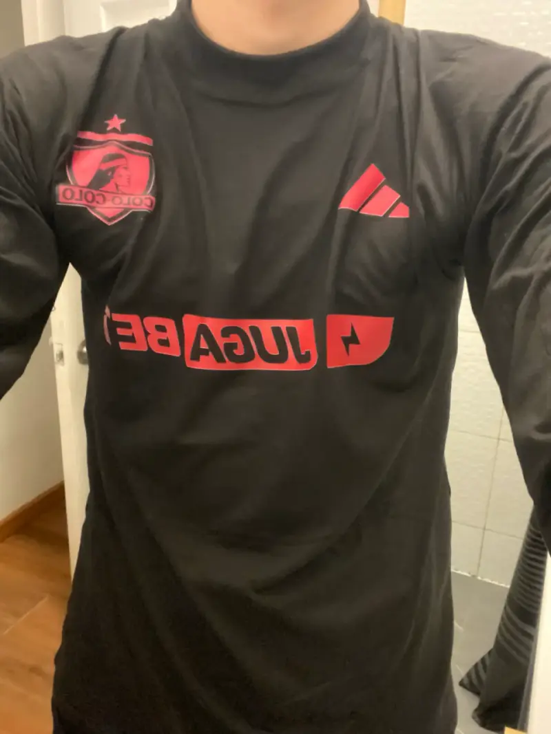 Polera negra de fútbol Colo-Colo Adidas