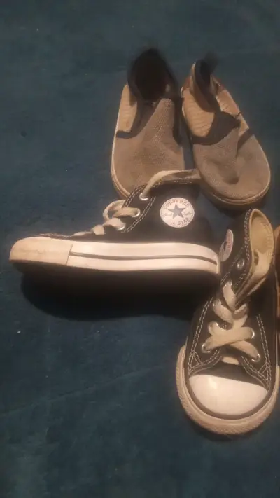 Zapatillas Converse All Star negras para niños - miniatura 1