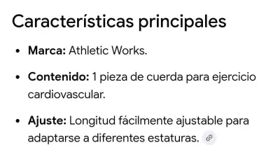 Cuerda de salto ajustable Athletic Works - miniatura 3