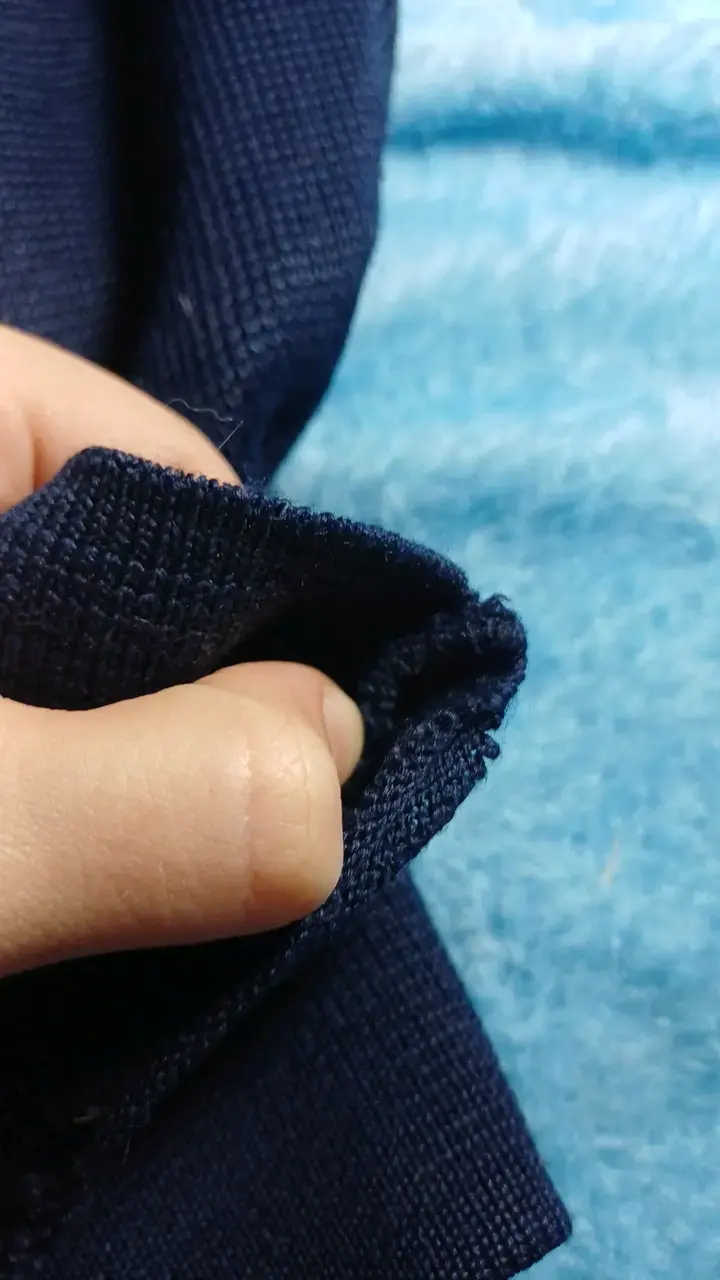 Chaqueta de punto azul marino chaleco - 5