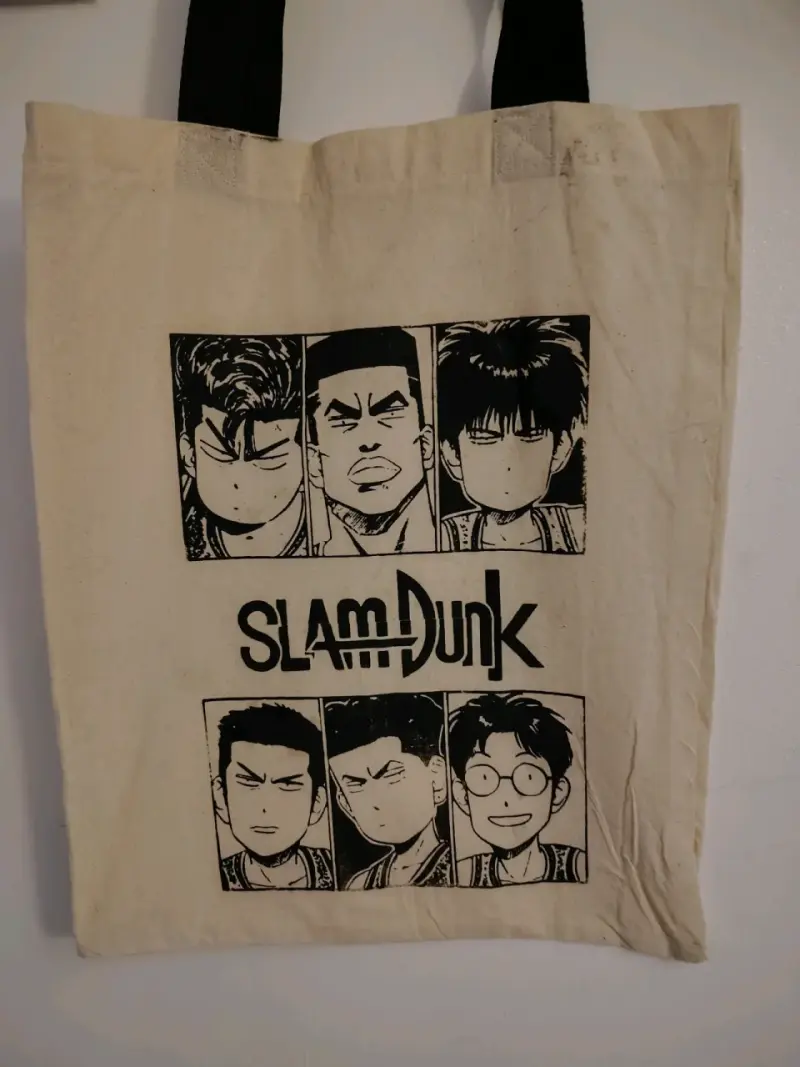 Bolsa de tela Slam Dunk con diseño de personajes - 3
