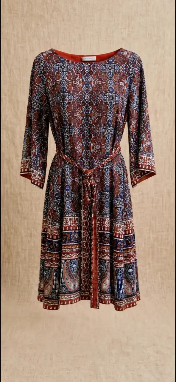 Vestido estampado bohemio Privilege - 1