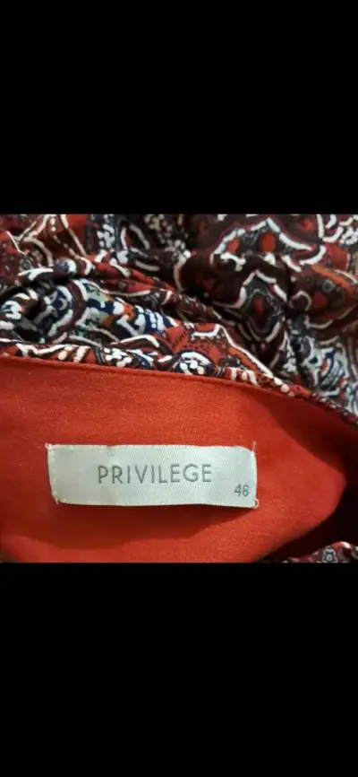 Vestido estampado bohemio Privilege - miniatura 2