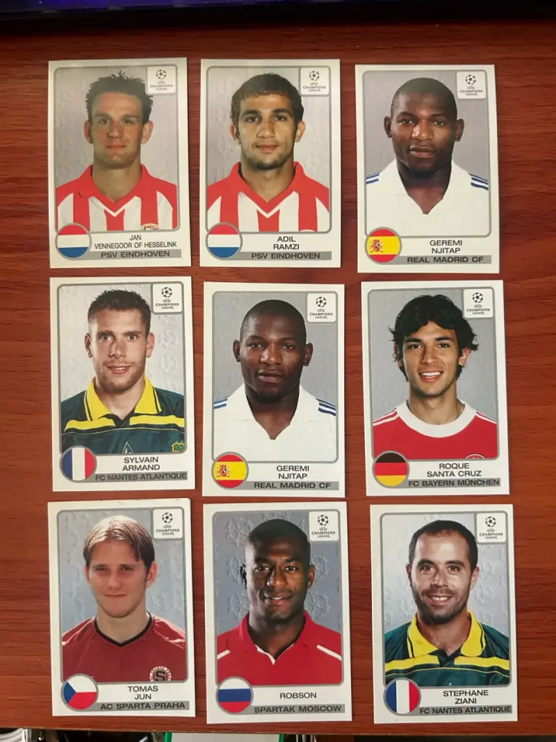 Láminas Panini Champions League 2001/2 - 1