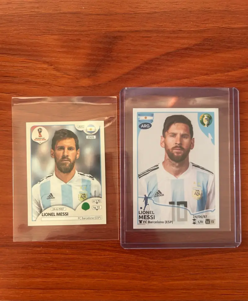 Tarjetas coleccionables de fútbol Lionel Messi - 1