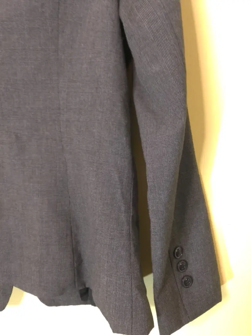 Blazer gris para mujer talla 40 - 4