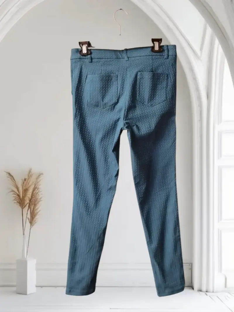 Pantalones Turquesa texturizados ASH talla 40 - 2