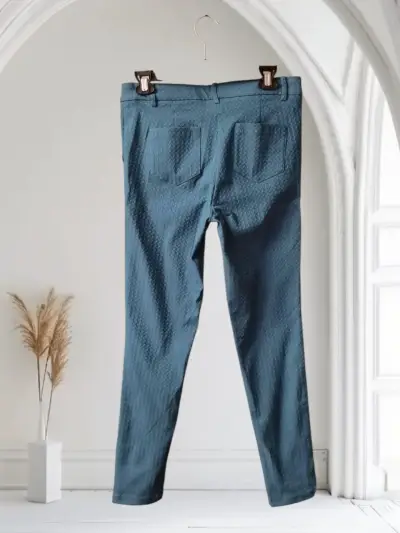 Pantalones Turquesa texturizados ASH talla 40 - miniatura 2