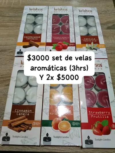 Set de velas aromáticas Krishna Scents - miniatura 1