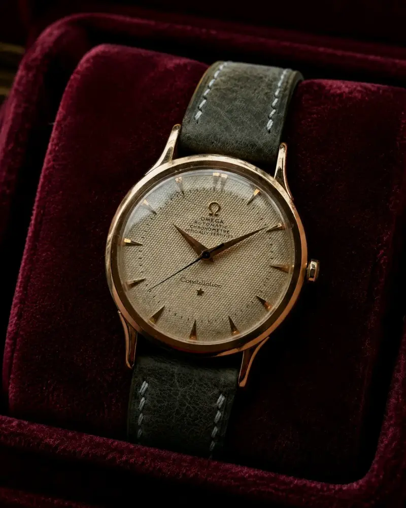 Reloj Omega Constellation vintage de oro - 1