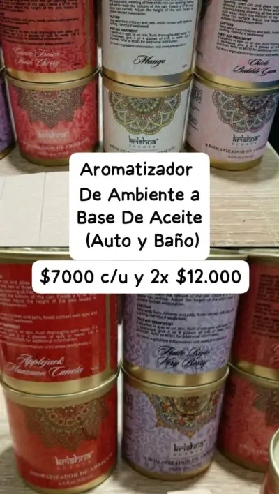 Aromatizador de Ambiente Krishna a Base de Aceite - miniatura 1
