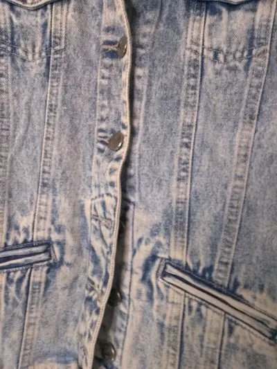 Chaqueta de mezclilla azul Tween Way para niños - miniatura 2