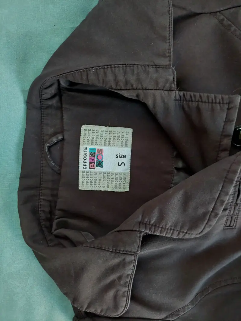 Abrigo negro para mujer talla S - 4